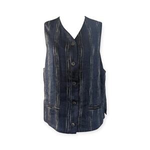 ISDA & CO Modernist Linen Blend Waistcoat Vest
